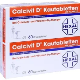 CALCIVIT D Purutabletit, 120 kpl