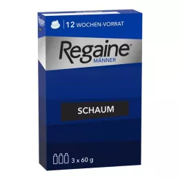 REGAINE Miesten vaahto 50 mg/g, 3X60 ml