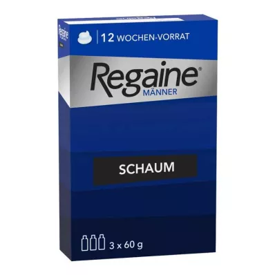 REGAINE Miesten vaahto 50 mg/g, 3X60 ml