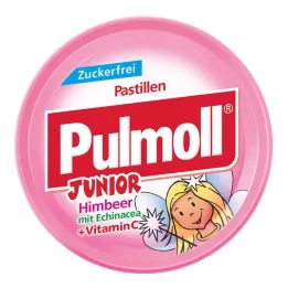 PULMOLL Junior Bonb.Raspberry w.Echinacea+Vit.C zf, 50 g