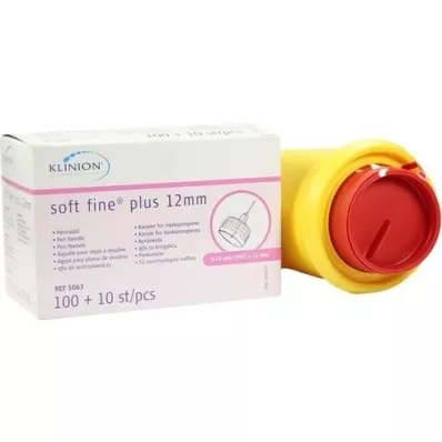 KLINION Soft fine plus kynäneulat 0,33x12 mm 29 G, 110 kpl