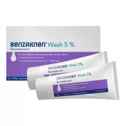 BENZAKNEN 5-prosenttinen pesususpensio, 2X100 g