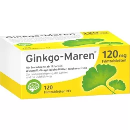 GINKGO-MAREN 120 mg kalvopäällysteiset tabletit, 120 kpl