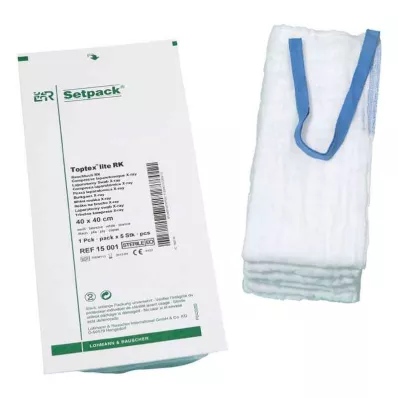 Vatsapyyhe lite 40x40cm 4-kertainen steriili sininen RK, 14x2 kpl Vatsapyyhe lite 40x40cm 4-kertainen steriili sininen RK, 14x2 kpl