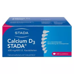 CALCIUM D3 STADA 600 mg/400 I.U. Purutabletit, 120 kpl