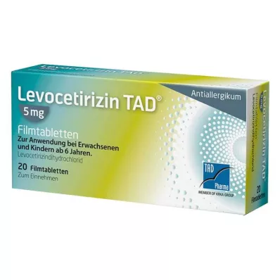 Levocetirizine TAD® 5 mg kalvopäällysteiset tabletit, 20 kpl