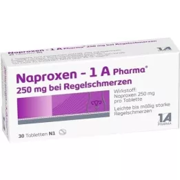 [1a Pharma 250 mg kuukautiskipuihin, 30 kpl