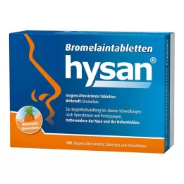 BROMELAIN TABLETTEN hysan enteropäällysteiset tabletit, 100 kpl