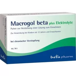 MACROGOL beta plus elektrolyytit Plv.z.H.e.L.z.Einn., 10 kpl