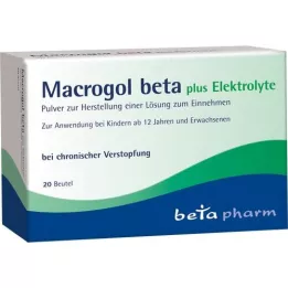MACROGOL beta plus elektrolyytit Plv.z.H.e.L.z.Einn., 20 kpl