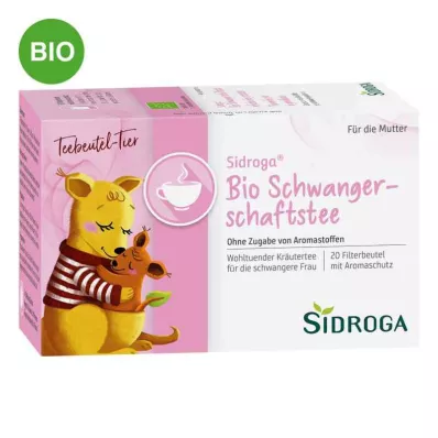 SIDROGA Orgaaninen raskausajan tee suodatinpussi, 20X1.5 g