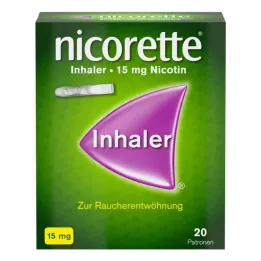 NICORETTE Inhalaattori 15 mg, 20 kpl