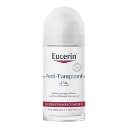 EUCERIN Deodorantti Antiperspirantti Roll-on 48h, 50 ml