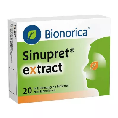 SINUPRET uutepäällysteiset tabletit, 20 kpl