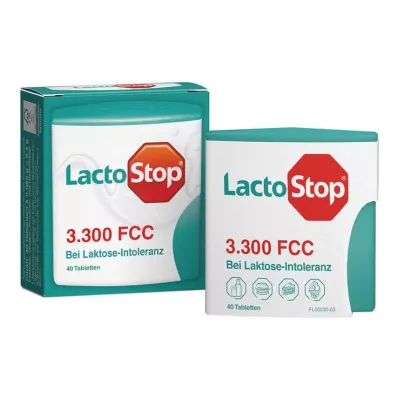 LACTOSTOP 3,300 FCC Tablettien napsautusannostelija, 40 kpl