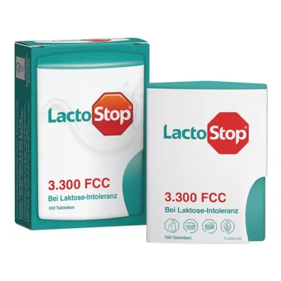 LACTOSTOP 3,300 FCC Tablettien napsautusannostelija, 100 kpl