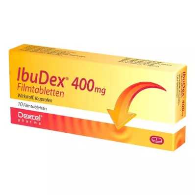 IBUDEX 400 mg kalvopäällysteiset tabletit, 10 kpl
