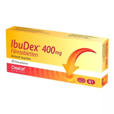 IBUDEX 400 mg kalvopäällysteiset tabletit, 20 kpl