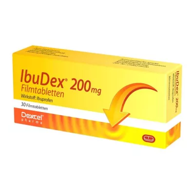 Ibudex 200 mg kalvopäällysteiset tabletit, 30 kpl Ibudex 200 mg kalvopäällysteiset tabletit, 30 kpl