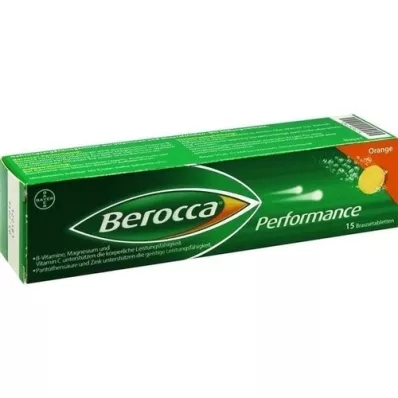 BEROCCA Suorituskykyiset poreainetabletit, 15 kpl