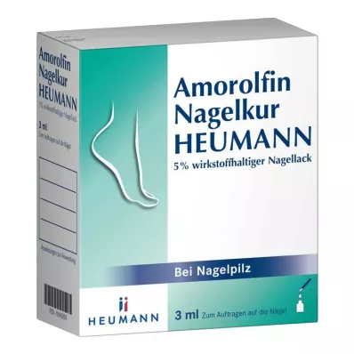Amorolfine kynsilakka HEUMANN 5% aktiivinen kynsilakka, 3 ml