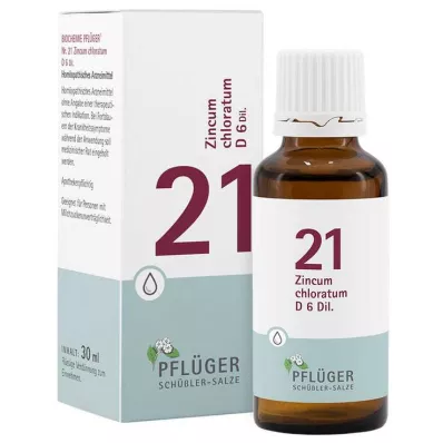 BIOCHEMIE Ploughmans Plaster 21 Zincum chloratum D 6 tippaa, 30 ml