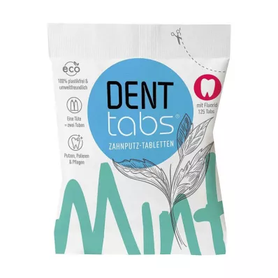 Denttabs hammastahnatabletit stevia minttu, 125 kpl