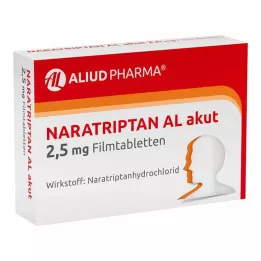 NARATRIPTAN AL akuutit 2,5 mg kalvopäällysteiset tabletit, 2 kpl