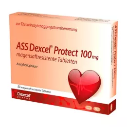 ASS Dexcel Protect 100 mg enteropäällysteiset tabletit, 50 kpl