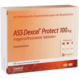 ASS Dexcel Protect 100 mg enteropäällysteiset tabletit, 100 kpl