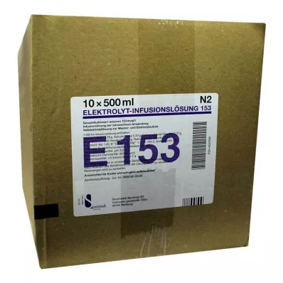 Elektrolyytti-infuusioliuos 153 PE-pullo, 10X500 ml Elektrolyytti-infuusioliuos 153 PE-pullo, 10X500 ml