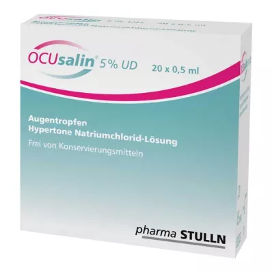 OCUSALIN 5% UD Silmätipat, 20X0,5 ml