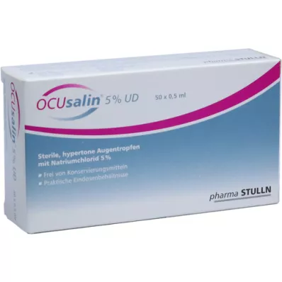 OCUSALIN 5% UD Silmätipat, 50X0.5 ml