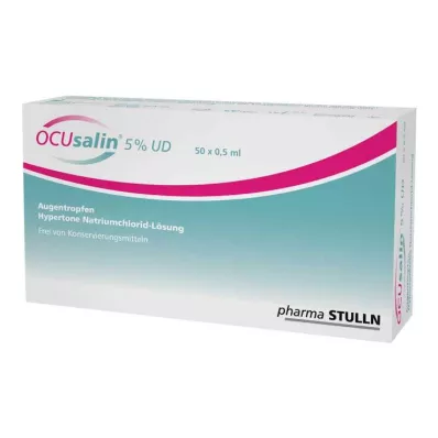 OCUSALIN 5% UD Silmätipat, 50X0.5 ml