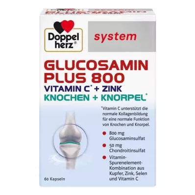 DOPPELHERZ Glukosamiini Plus 800 järjestelmäkapselit, 60 kpl DOPPELHERZ Glukosamiini Plus 800 järjestelmäkapselit, 60 kpl