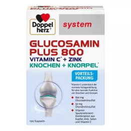 DOPPELHERZ Glukosamiini Plus 800 järjestelmäkapselit, 120 kapselia, 120 kapselia