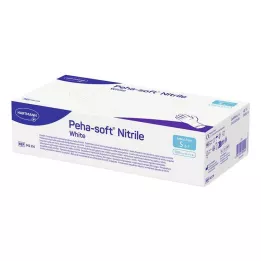 PEHA-SOFT nitriili valkoinen Unt.Hands.unsteril pf S, 100 St