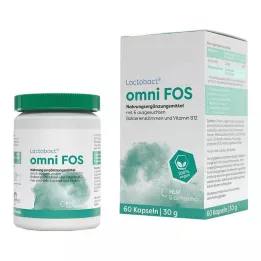 LACTOBACT omni FOS enteropäällysteiset kapselit, 60 kpl