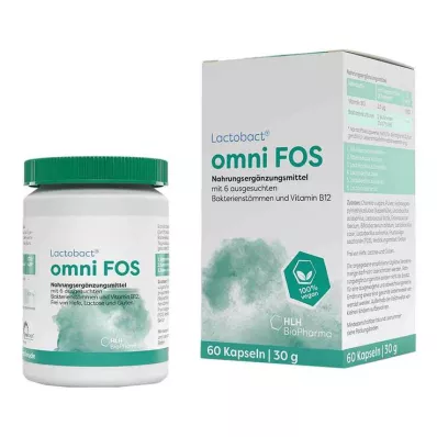 LACTOBACT omni FOS enteropäällysteiset kapselit, 60 kpl