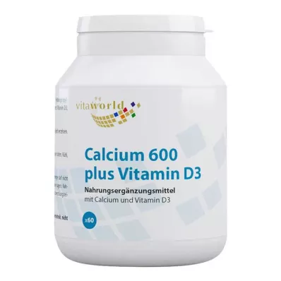 CALCIUM 600 plus D3 -tabletit, 60 kpl
