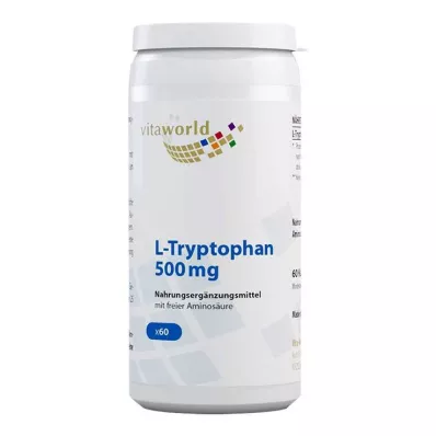 L-Tryptofaani 500 mg kapselit, 60 kpl