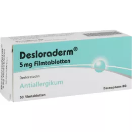 DESLORADERM 5 mg kalvopäällysteiset tabletit, 50 kpl