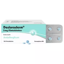 DESLORADERM 5 mg kalvopäällysteiset tabletit, 100 kpl