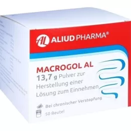 MACROGOL AL 13,7 g Suun kautta annettava valmiste, 50 kpl