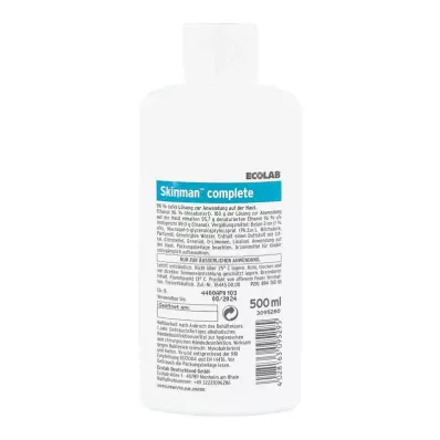 SKINMAN täydellinen käsien desinfiointiannostelupullo, 500 ml