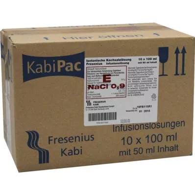 Isotoninen suolaliuos 100ml puolitäytettynä, 10X50 ml Isotoninen suolaliuos 100ml puolitäytettynä, 10X50 ml