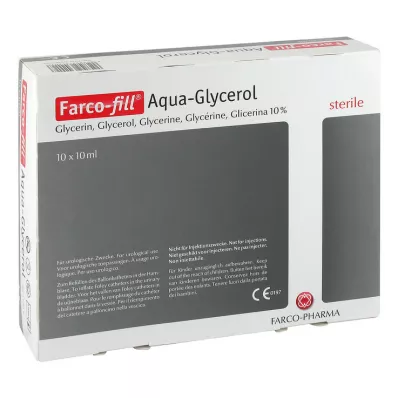 FARCO-täytä Aqua-Glyseroli, 10X10 ml