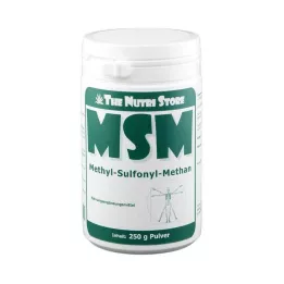 MSM 100-prosenttisesti puhdas metyylisulfonyylimetaanijauhe, 250 g