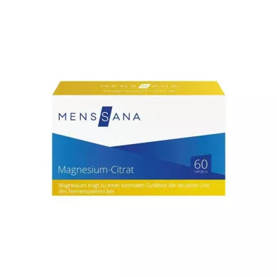 Magnesium Citrate Menssana kapselit, 60 kpl