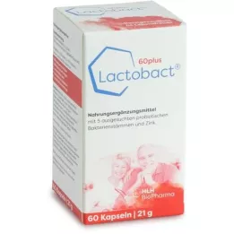 LACTOBACT 60plus enteropäällysteiset kapselit, 60 kpl